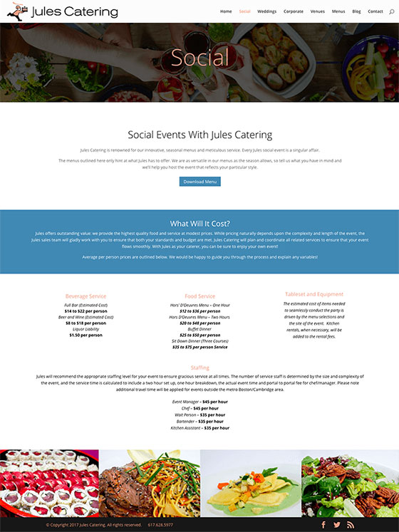 Jules Catering Social